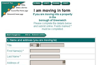 Council Tax forms