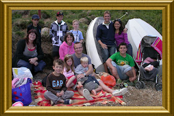 Holiday photo without one member!